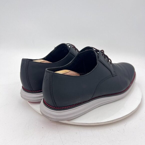 Cole Haan Original Grand Men Size 11M C27997 Dark Grey Black Leather Shoes - Picture 5 of 16